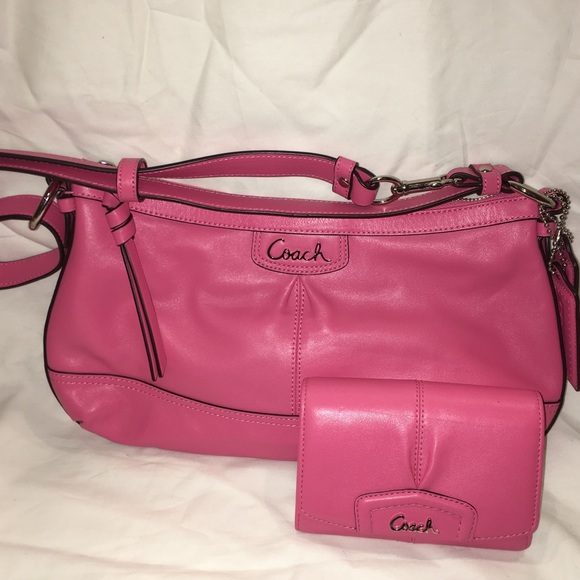 Coach Handbags - Coach “Ashley” purse and wallet